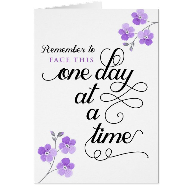 癌患者は、1日これに一度に直面します (正面)