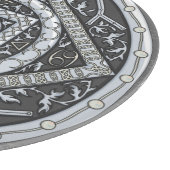 癌曼荼羅ガラス切断板 カッティングボード (角)