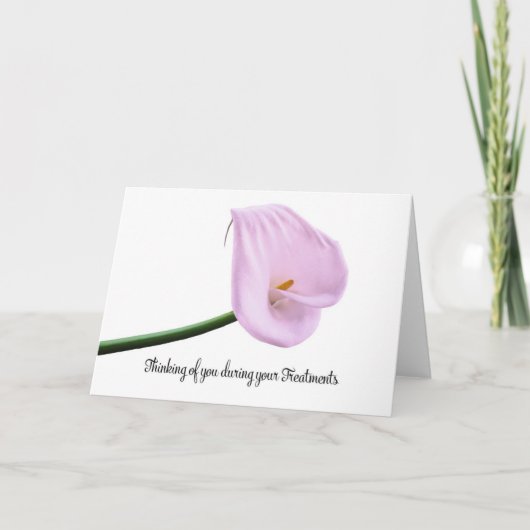 癌治療の間のあなたの考えること カード (正面)