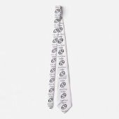 癌69〔占星術の〕十二宮図サインThunder_Cove ネクタイ (裏面)