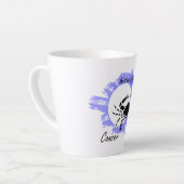 癌 カフェラテマグ (左アングル)