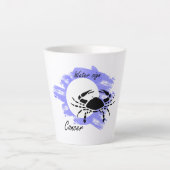 癌 カフェラテマグ (正面)