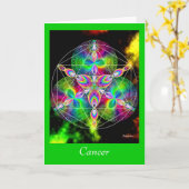 癌 カード (黄色い花)