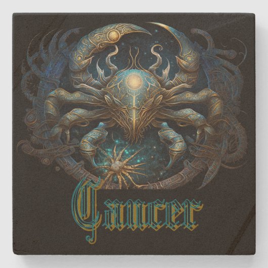 癌 ストーンコースター (正面)