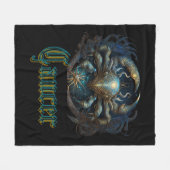 癌 フリースブランケット (正面(横))