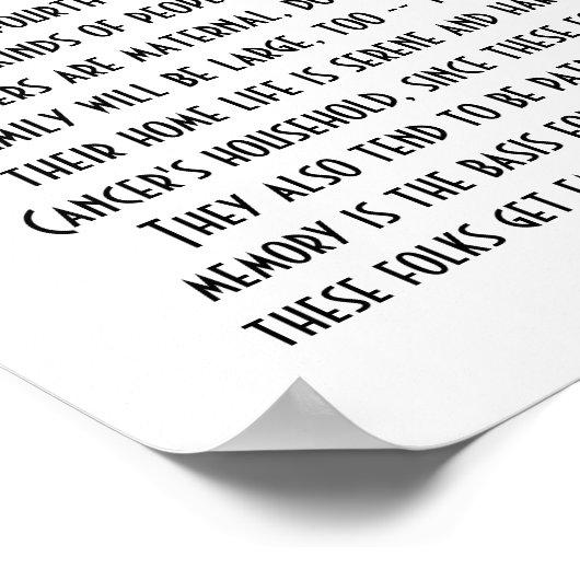 癌 ポスター (角)