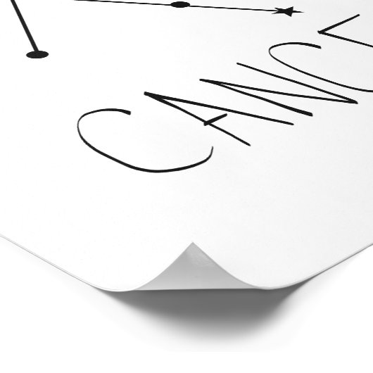 癌 ポスター (角)