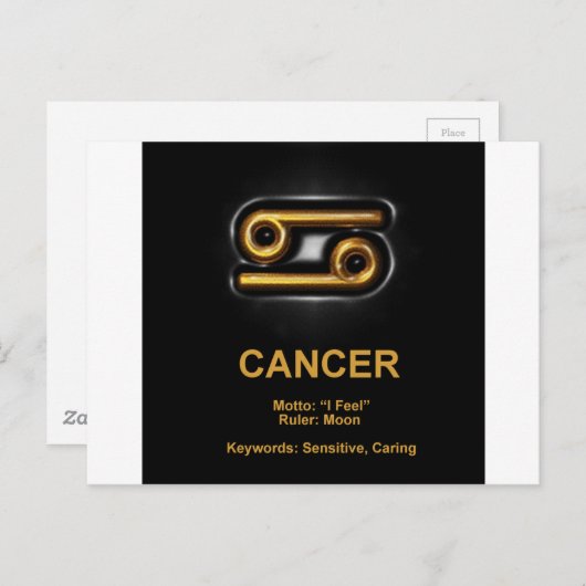 癌 ポストカード (正面/裏面)