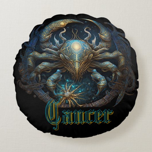 癌 ラウンドクッション (正面)