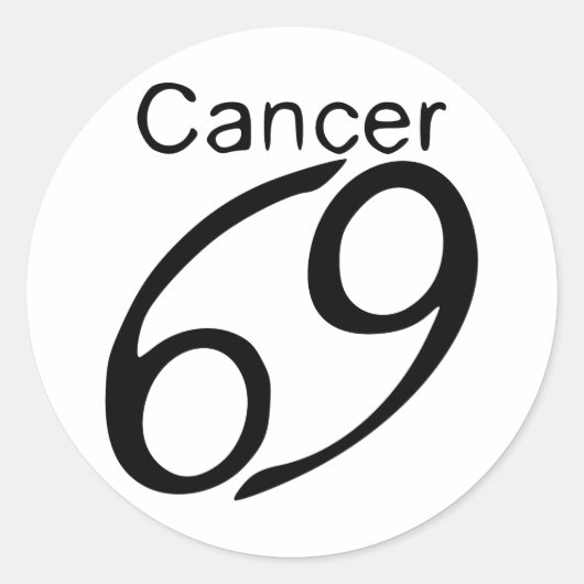 癌 ラウンドシール (正面)
