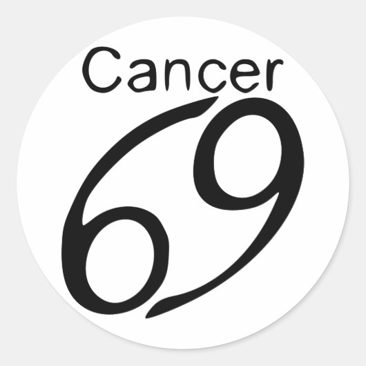 癌 ラウンドシール (正面)
