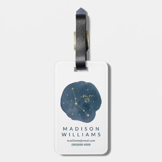 癌 ラゲッジタグ (裏面縦)