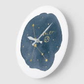 癌 ラージ壁時計 (傾斜)