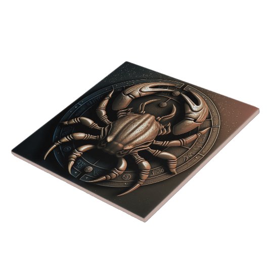 癌〔占星術の〕十二宮図徴候がん占星術セラミックタイル タイル (側面)