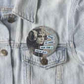 癌、私はChemoボタンよりも衣服したい物 缶バッジ (インサイチュ)