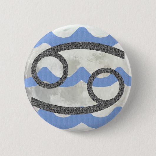 癌 缶バッジ (正面)