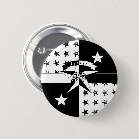 癌 缶バッジ (正面&裏面)