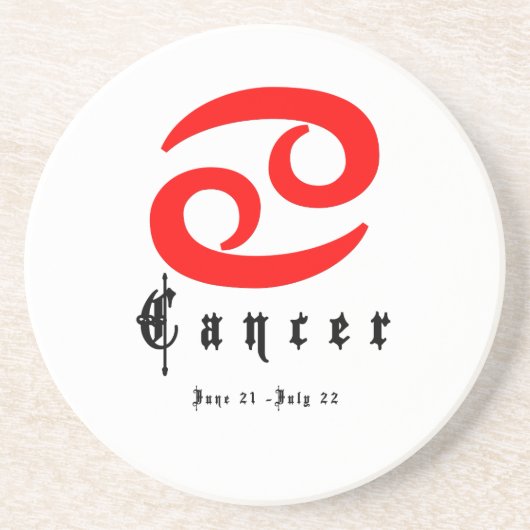 癌、6月21日~7月22日 コースター (正面)