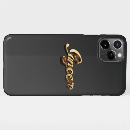 癌 iPhoneケース (裏面横)