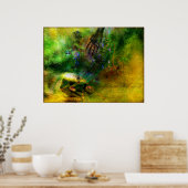 癒された(コンテンポラリークリスチャン・アートのポスター) ポスター (キッチン)