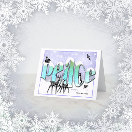 癒される動物のクリスマスカード シーズンカード