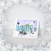 癒される動物のクリスマスカード シーズンカード