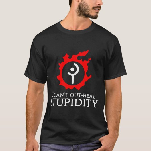 癒しすぎる白魔道士 - 白魔道士の面白いミーム Tシャツ (正面)