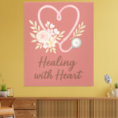 癒しと愛 キャンバスプリント (インサイチュ (リビング))