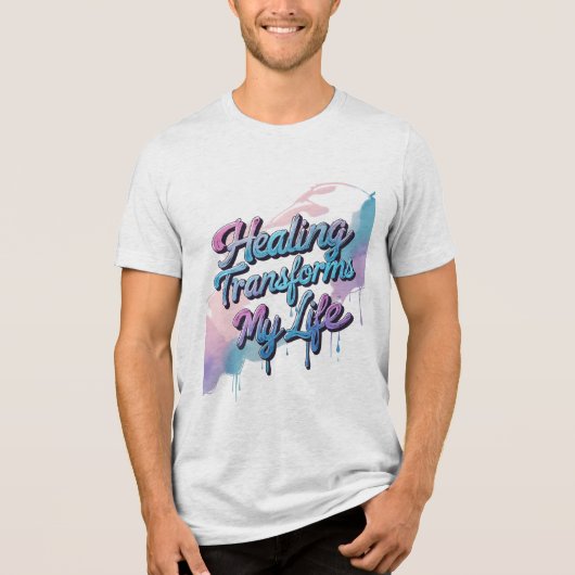 癒しによって人生を変える トライブレンドTシャツ (正面)