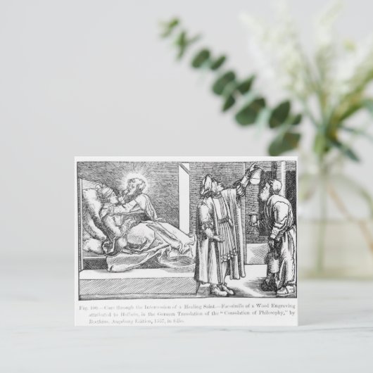 癒しによる治癒の執り成しを通して ポストカード (スタンド正面)