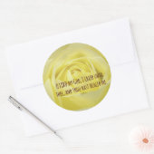 癒しに関する聖書の聖句 ラウンドシール (封筒)