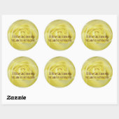 癒しに関する聖書の聖句 ラウンドシール (シート)