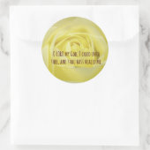 癒しに関する聖書の聖句 ラウンドシール (バッグ)