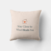 癒しのそばに Minimal Motivational クッション (裏面)