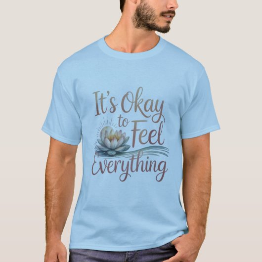 癒しのインクTシャツ - 励ましと癒し Tシャツ (正面)