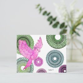 癒しのインコ ポストカード