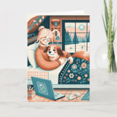 癒しのエネルギーをあなたの道に送る カード (正面)