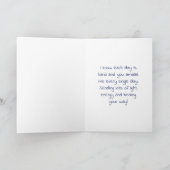 癒しのエネルギーをあなたの道に送る カード (内部)