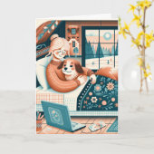 癒しのエネルギーをあなたの道に送る カード (黄色い花)