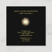 *～*癒しのエネルギー、太陽のバースト宇宙の星宇宙 スクエア名刺 (裏面)