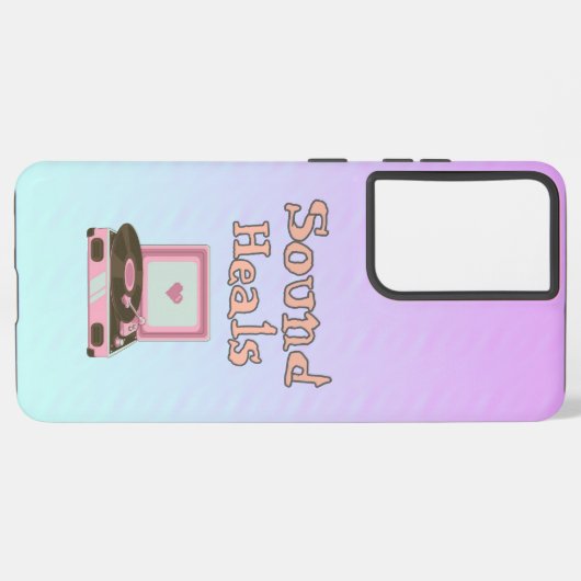 癒しのサウンド SAMSUNG GALAXYケース (左側面)