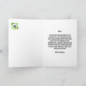 癒しのハグと温かい願いを送り、元気に 招待状 (内部)