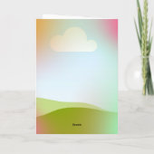 癒しのハグと温かい願いを送り、元気に 招待状 (裏面)