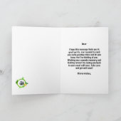 癒しのハグと温かい願いを送り、元気に 招待状 (内部)