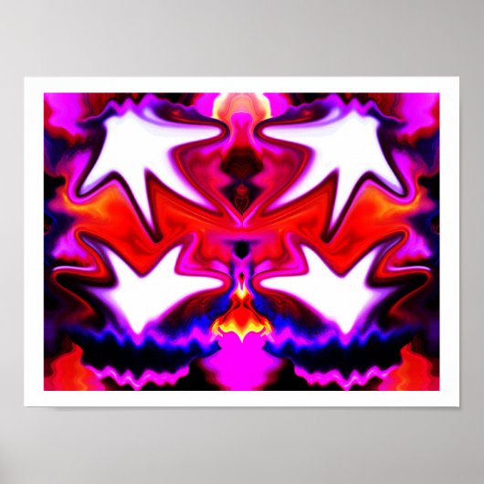 癒しのハンズアート ポスター (正面)