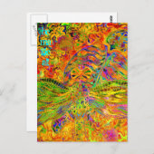 癒しのハートトンボとカメは魔法だ！ ポストカード (正面/裏面)