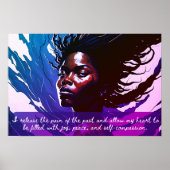 癒しのハート:喜び、平和、自己思いやりのポスター ポスター (正面)