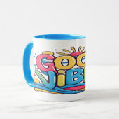 癒しのバイブ | 心を込めて心の平和を贈る マグカップ (正面左)