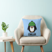 癒しのペンギン漫画 クッションカバー | chillax クッション (椅子)