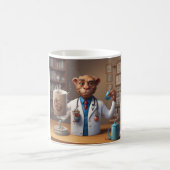 癒しのユーモア：お酒、スマイル、そして一日を明るくする コーヒーマグカップ (中央)